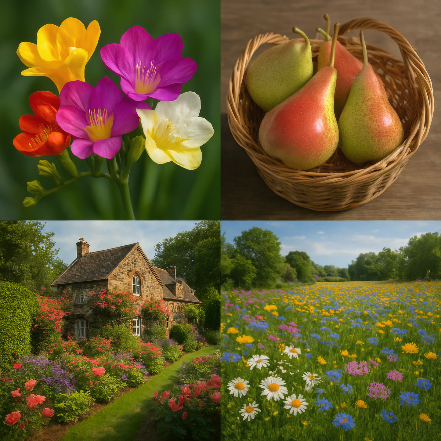 English garden | pera e fresie