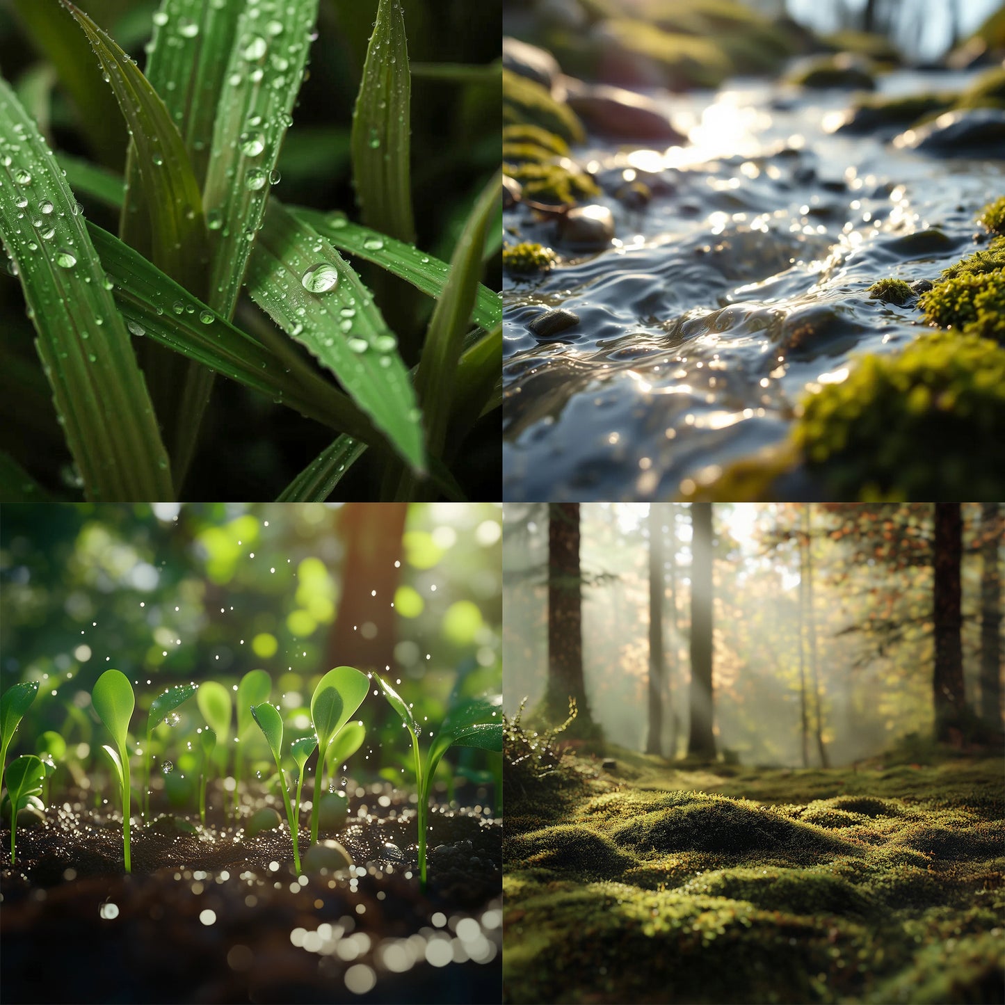 Illustrazione sul mood della candela artigianale per la casa Aurora, al profumo verde e naturale