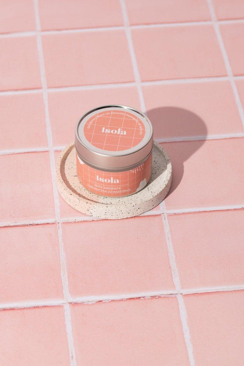 Sottocandela tondo bicolor - Hyggekrog - Candle&Co