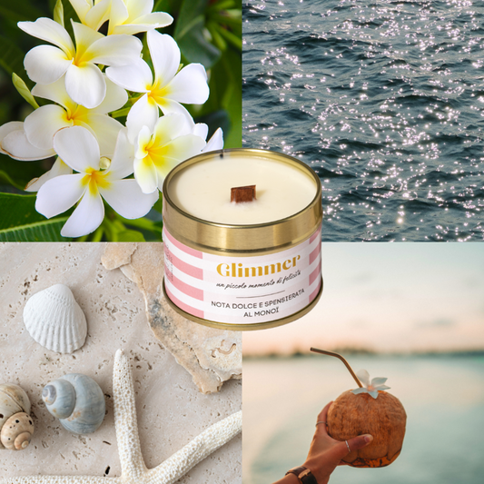 Glimmer | monoi, ylang ylang e latte di cocco