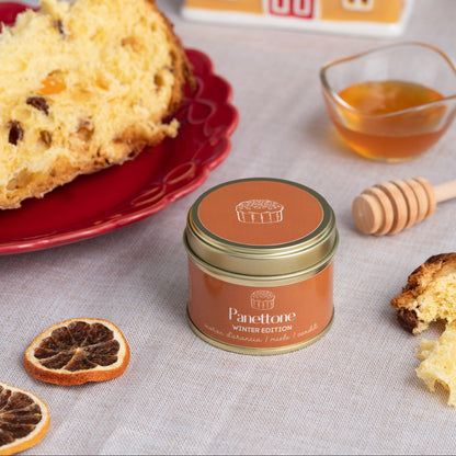 Panettone | canditi all'arancia, miele, rum