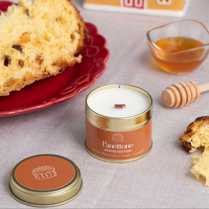 Panettone | canditi all'arancia, miele, rum