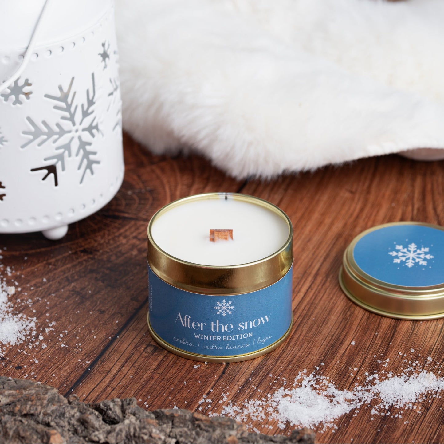 After the snow | ambra, cedro bianco, legni
