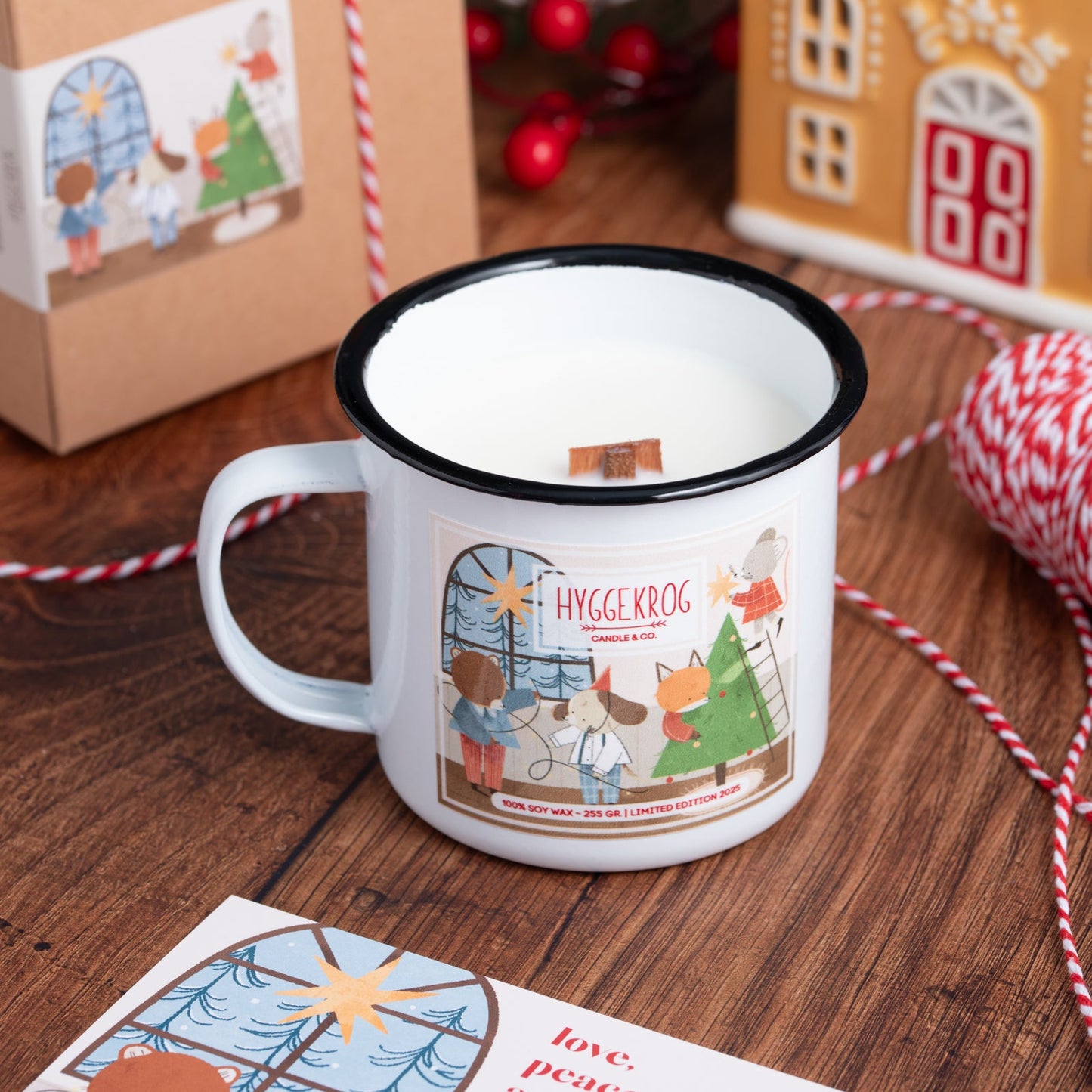 Candela di Natale in tazza - Edizione Limitata 2025
