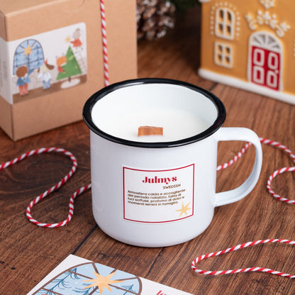 Candela di Natale in tazza - Edizione Limitata 2025