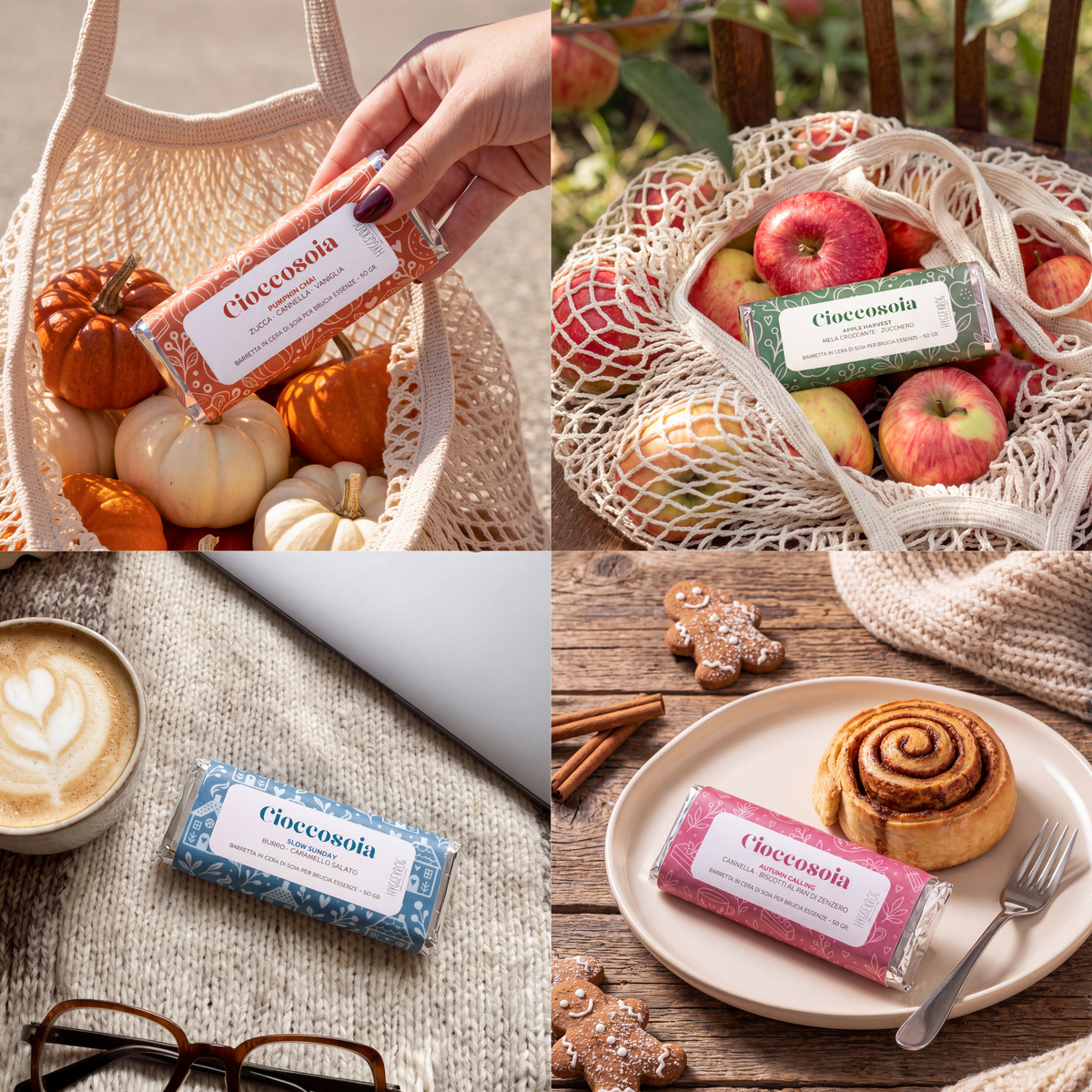 Set 4 Cioccosoia | Made for cosy days
