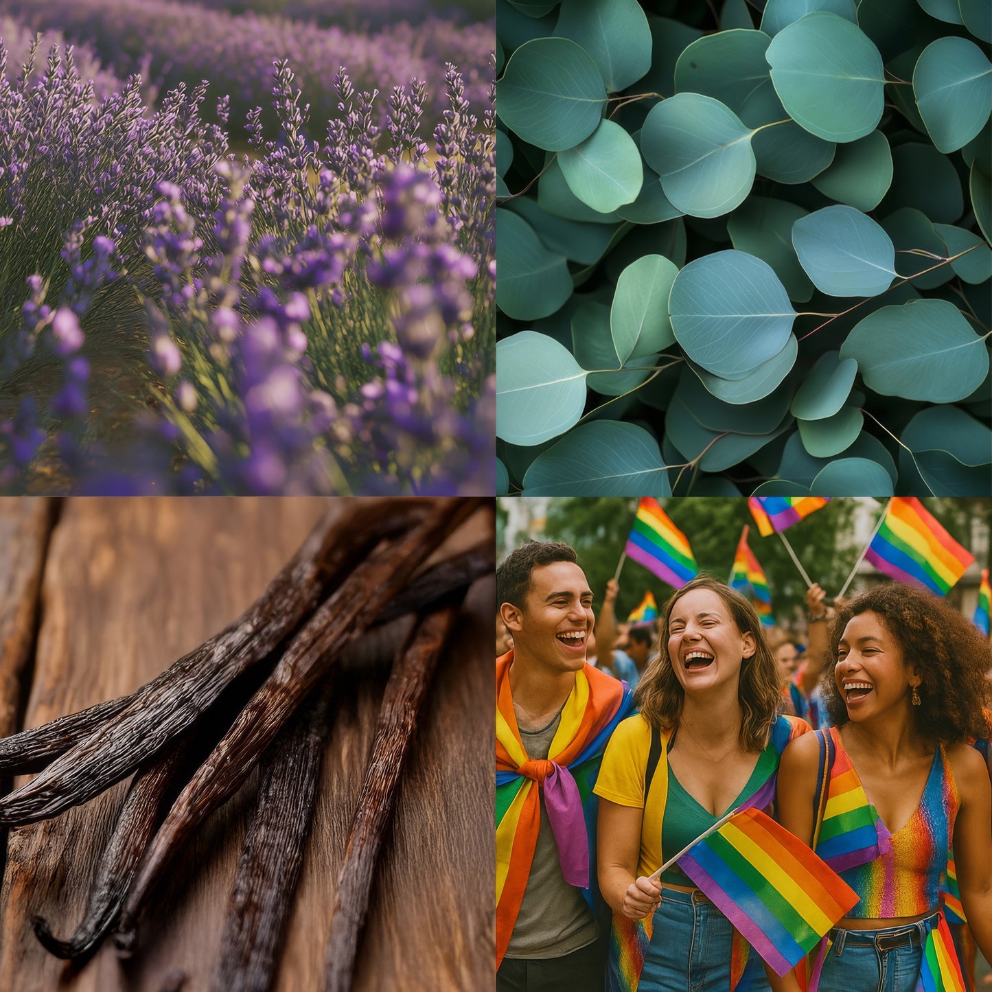 Candela Proud to be Me | eucalipto, lavanda e fava tonka