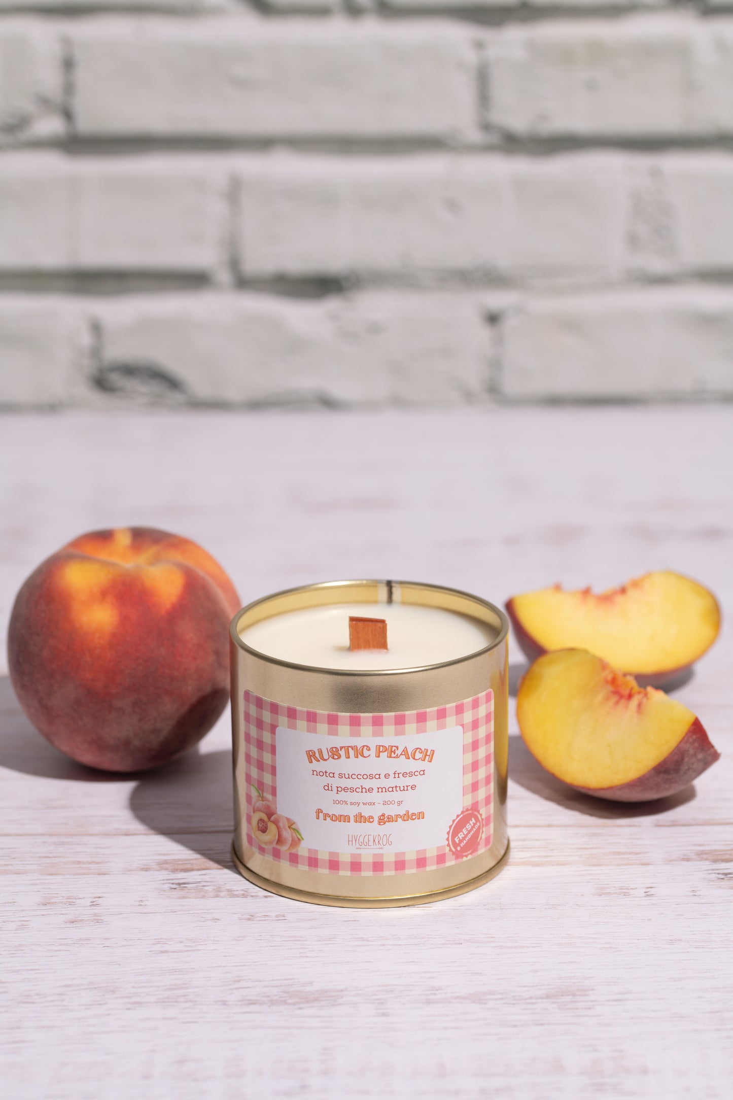 Candela Rustic peach 200 gr | pesca succosa