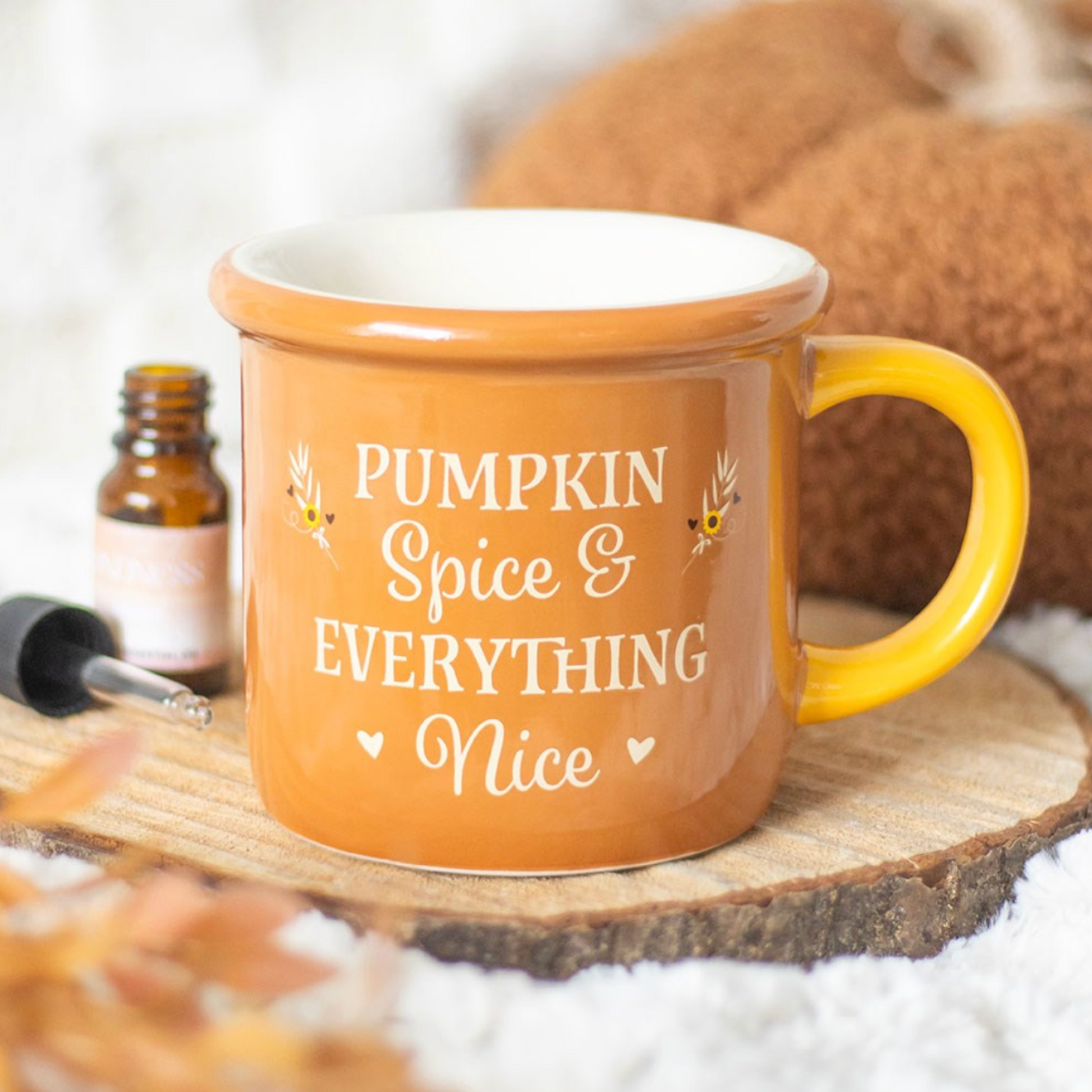 brucia essenze a forma di tazza autunno pumpkin spice