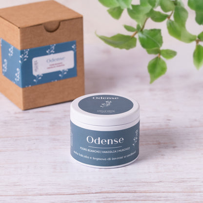 candela ispirata alla città di odense in danimarca al profumo delicato di inverno scandinavo