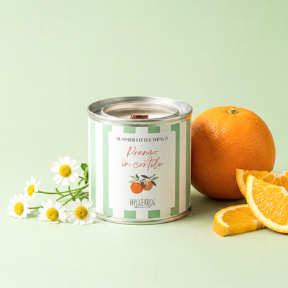 Pranzo in cortile | agrumi ed erbe aromatiche