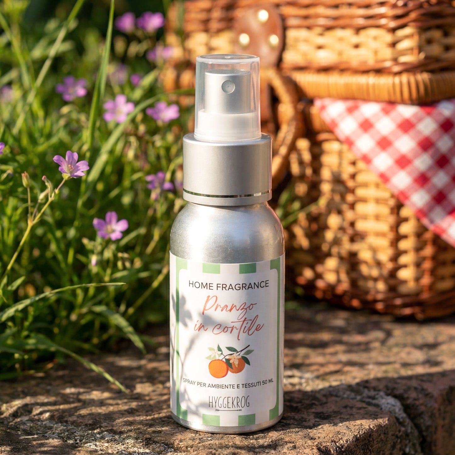 Pranzo in cortile | agrumi ed erbe aromatiche