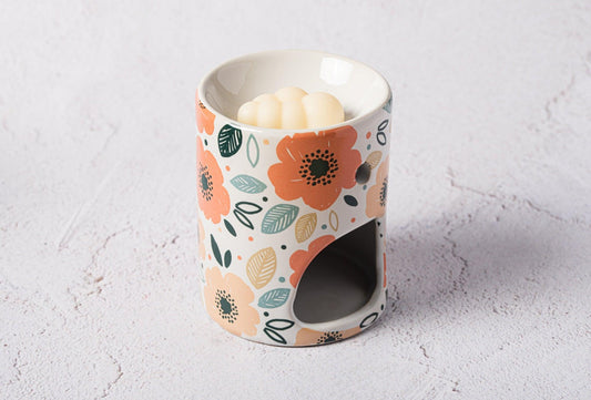 Brucia essenze in ceramica floreale - Hyggekrog - Candle&Co