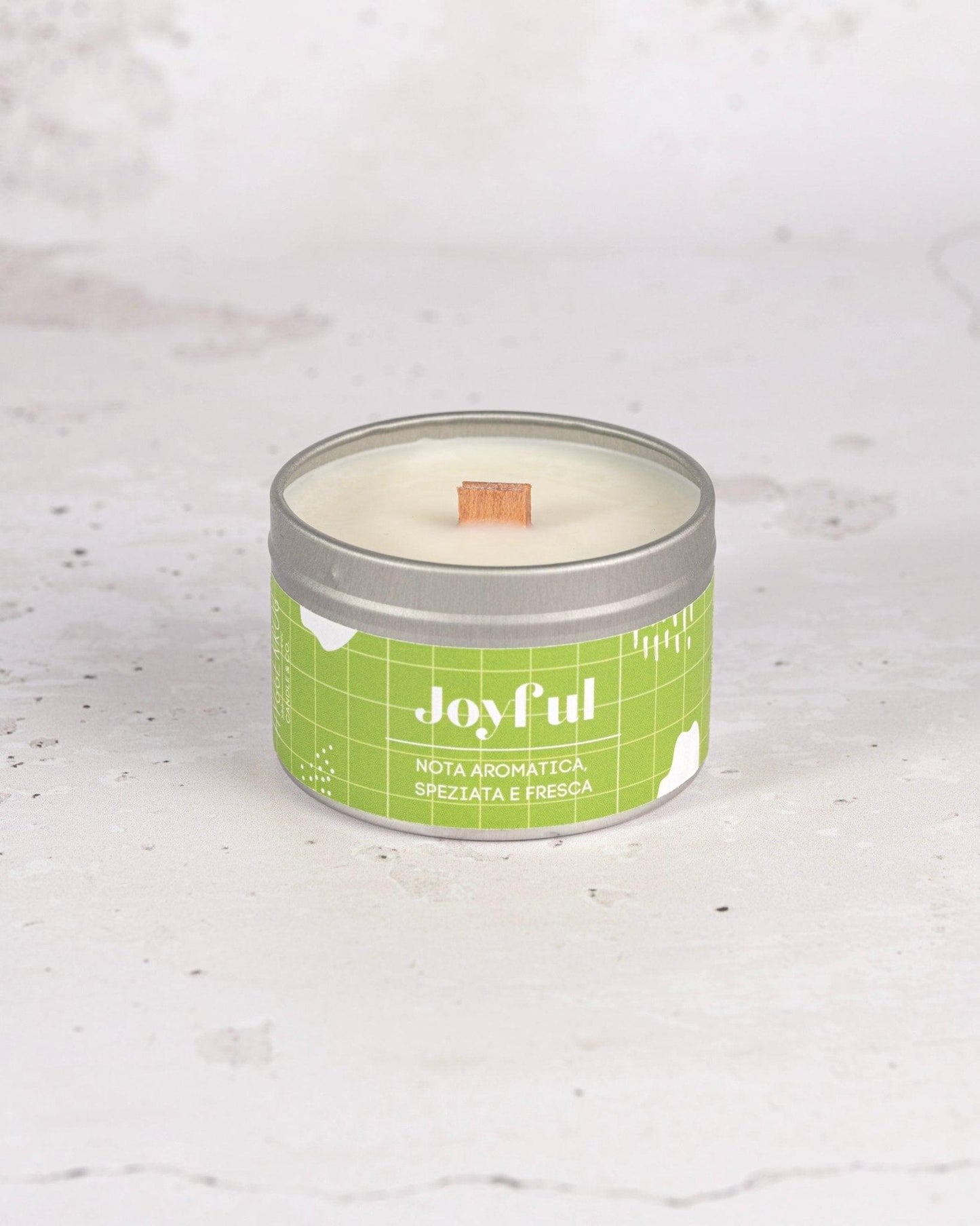 Candela Joyful | tè verde, zenzero e lemongrass - Hyggekrog - Candle&Co
