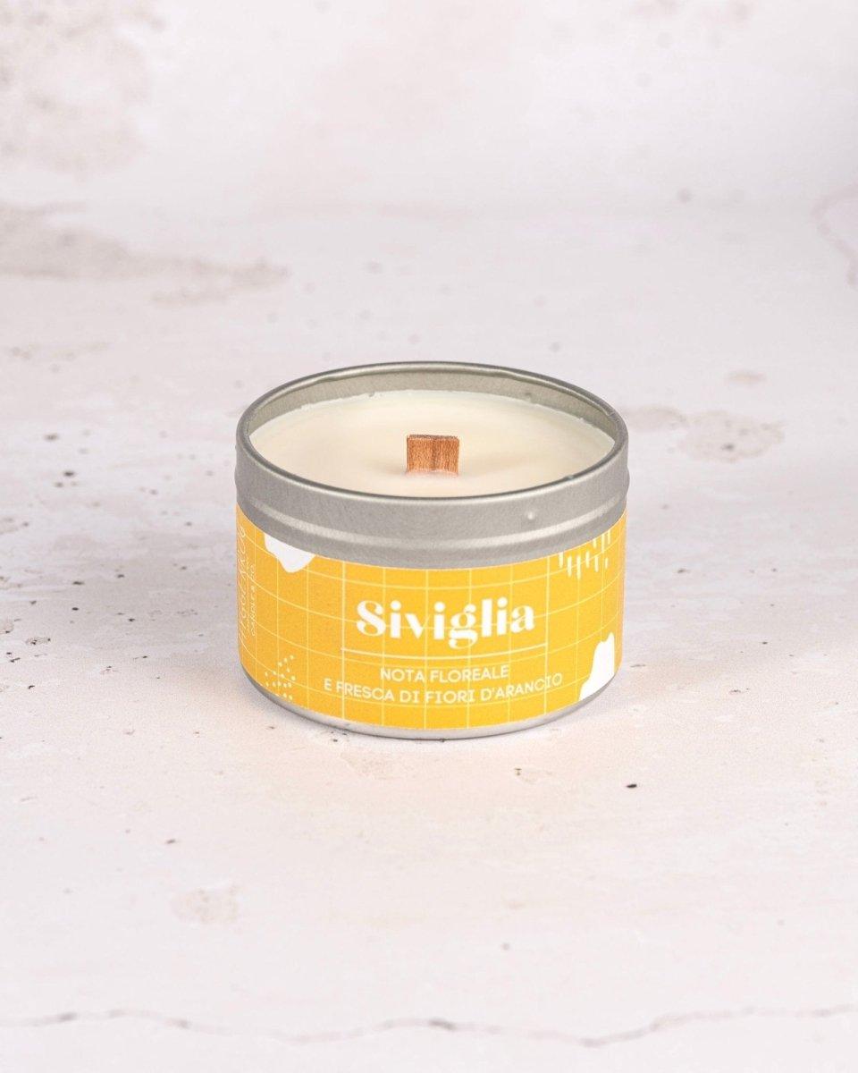 Packaging eco-friendly della candela Siviglia di Hyggekrog